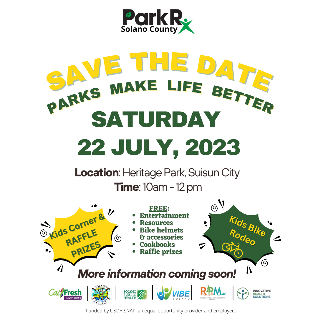 Parks and Recreation Month Celebration Suisun City, CA