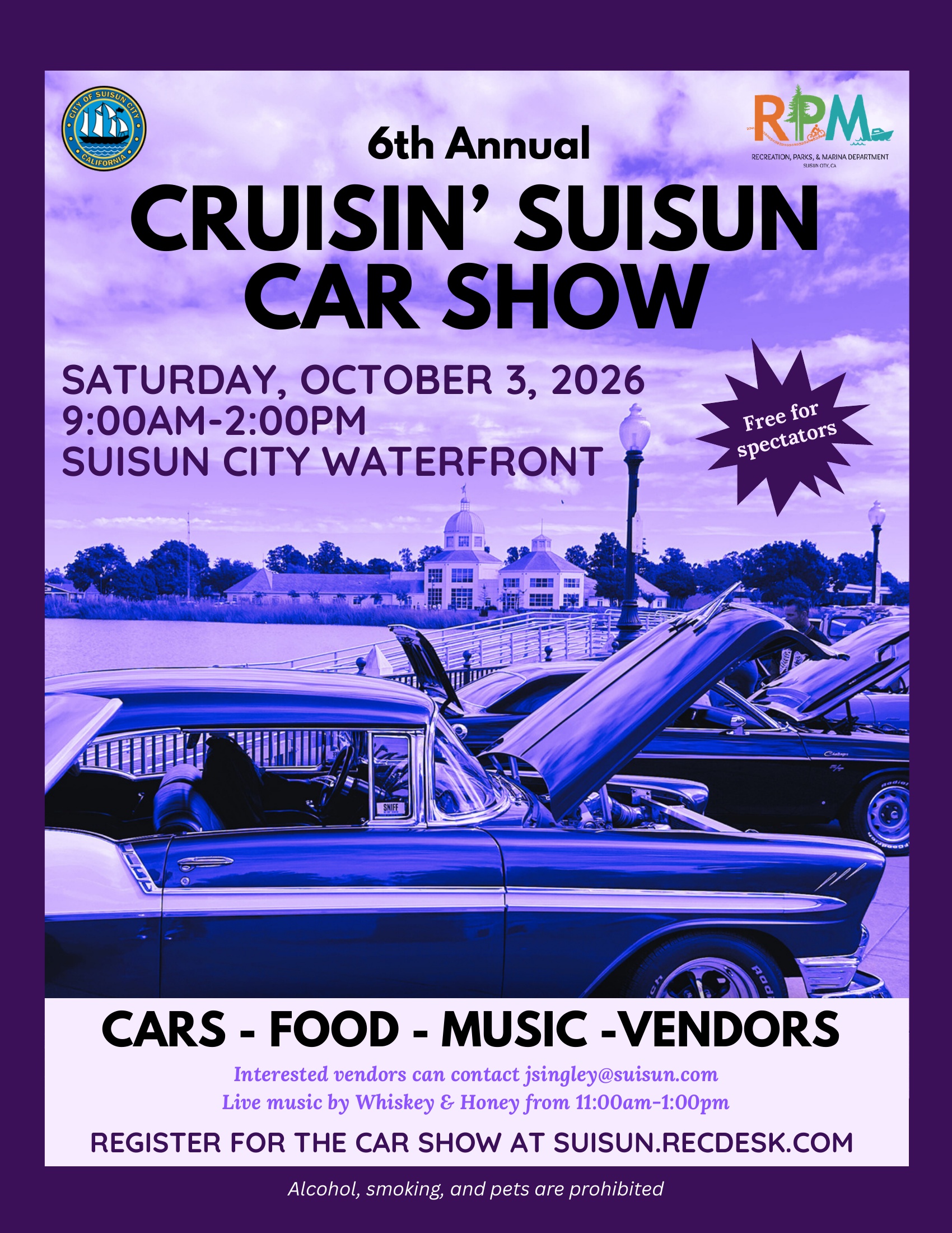Cruisin' Suisun Car Show 2026 - Suisun City, CA