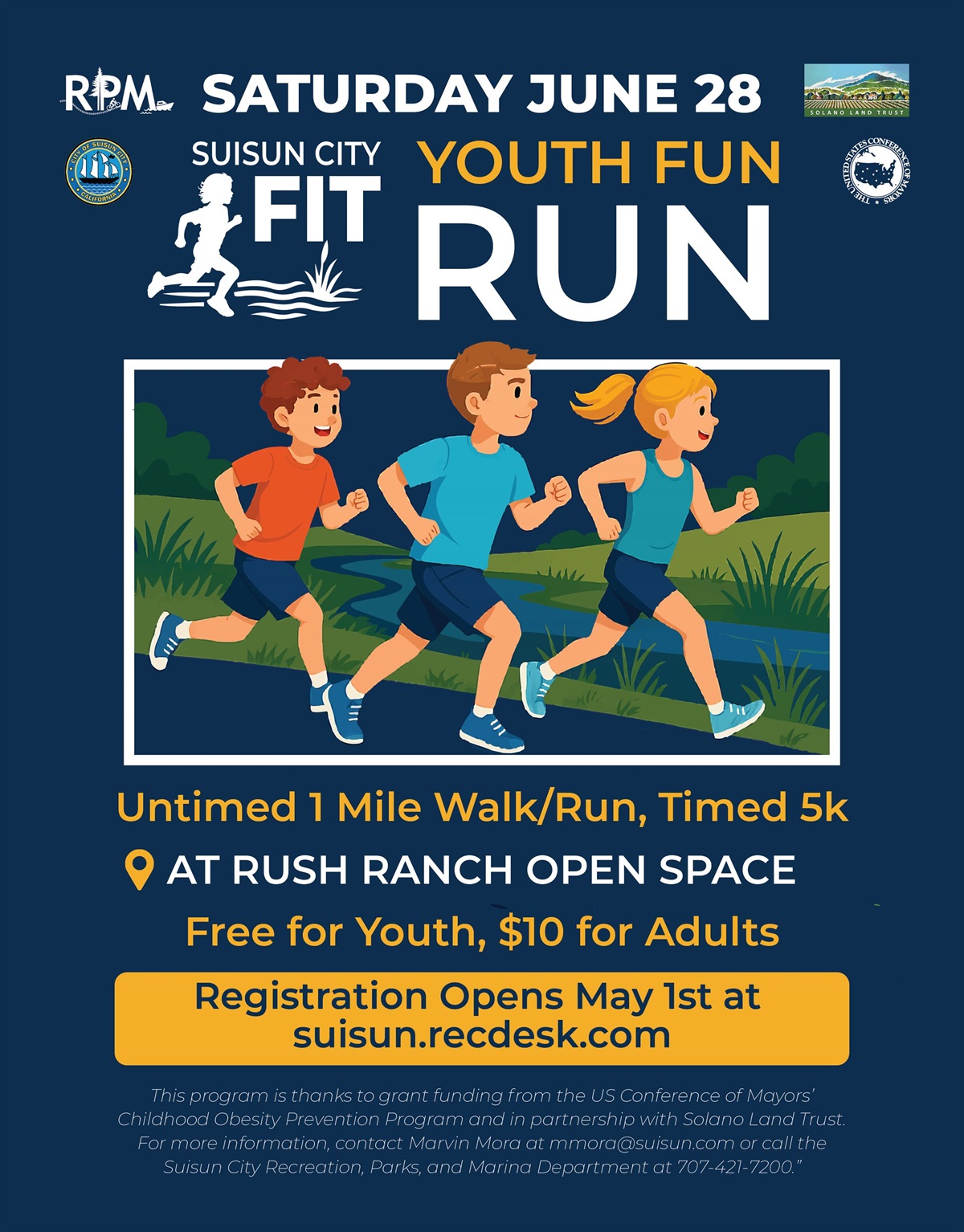 Suisun City Fit Youth Mile and 5K - Suisun City, CA