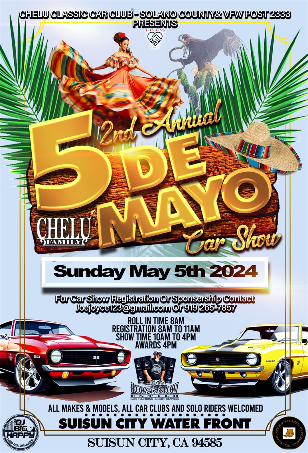 2nd Annual Cinco de Mayo Car Show - Suisun City, CA