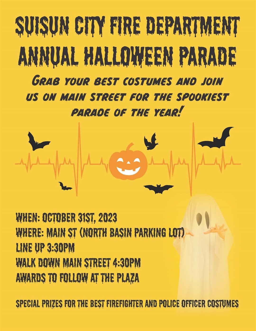 Suisun City Fire Department Annual Halloween Parade Suisun City, CA